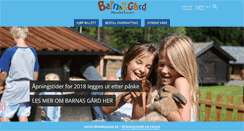 Desktop Screenshot of barnasgard.no